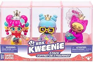 Xox Kweenie Quirky Kweens Series Premium Figurine and Display Case,
