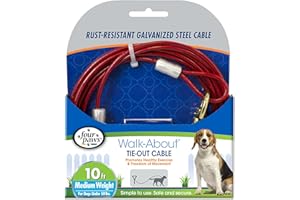 Four Paws Câble solide 3 m (Rouge)