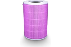 WESSPER Sillar Filtro HEPA para purificador de Aire, Compatible con Mi Air Purifier 2H, 3H, Pro, Antibacteriano - reemplazo