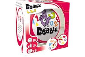 Rebel | Dobble 1 2 3 (edycja polska) | Gra karciana | Gra dla dzieci | Wiek 3+ | 1-5 graczy | Czas rozgrywki 5+ min.