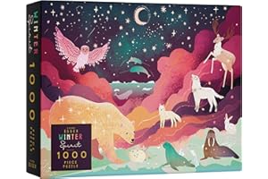 Elena Essex Jigsaw Puzzle - Winter Spirit / 1000 piece jigsaw puzzles for adults/jigsaw puzzles for adults 1000 / cool animal christmas puzzle gift/Size 70x50cm