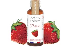 ScrapCooking - Arôme Naturel Liquide de Fraise 40ml - Arôme Fraise pour Pâtisserie, Yaourts, Gâteaux, Cheesecakes, Biscuits, Entremets, Mousses, Glaces, Smoothies - 4395