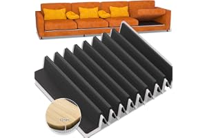Stödplattor i trä för hängande säten (60 x 205 cm), extra stort vadderat stöd för 3-sitsig soffa, kylplattor med Oxford-yta o