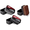 Kaps Set of Perfect Shine Polish Sponge in Black, Brown and Neutral for Leather Shoes, Boots, Handbags, Satchels and More; Covers All Shoe Colors – Universal Shoe Polish for Leather Goods