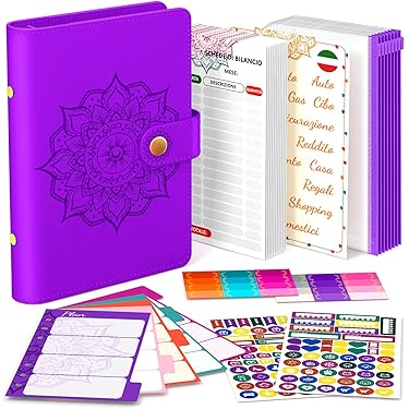 Raccoglitore Favorit PVC - Formato 30x22 Cm, 2 Anelli Da 25mm, Nero, Per Archiviazion - Foto 12