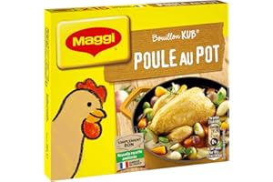 Maggi Bouillon KUB Poule au Pot (15 cubes) -150g - Lot de 3