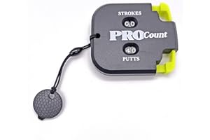 HH-GOLF 2 Digit 1-99 Golf Score Counter, Strokes And Putts Golf Score Shot Stroke Counter