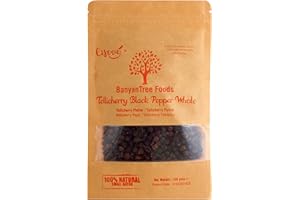 BanyanTree Foods Tellicherry Pimienta negra entera (Black Pepper) 100g