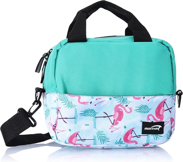 Mintra Kids And Adults Printed Day Pack Lunch Bag Dancing Flamingos 10 L (22 X 25 X 22 Cm)