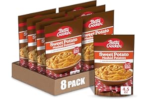 BETTY CROCKER Sweet Potato Mashed Potatoes, 4.5 oz. (Pack of 8)