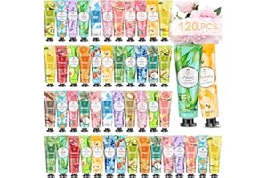 FONTOEN Set di Creme per le Mani, Set Regalo da Donna con 120 Mini Creme per le mani, Crema Profumata per Mani per Mani Molto Secche, Piccoli Regali per Donne e uomini, Regalo di Compleanno e Natale