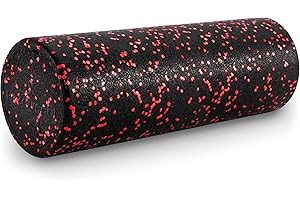 ProsourceFit High Density Foam Rollers 36, 24, 18, 12- inches long. Firm Full Body Athletic Massage Tool for Back Stretching, Yoga, Pilates, Post Workout Muscle Recuperation. Speckled and Solid Colors