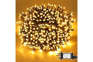 FZIFZI Christmas Lights Fairy Lights Plug In, 20M 200 LED String Lights Mains Powered Fairy Light Waterproof with 8 Modes, Warm White Christmas Lights Outdoor Indoor for Garden Tree Party Xmas Decorations