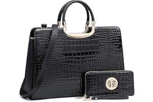 DASEIN Damen-Handtasche mit Tragegriff oben, Tragetasche, Arbeitstasche mit passender Geldbörse