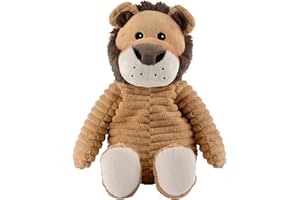 ‎WARMIES Warmies® Poduszka rozgrzewająca/pluszowe zwierzątko "Pure Lew" wyjmowana proso wypełnienie lawendowe 33 cm 550 g brązowa