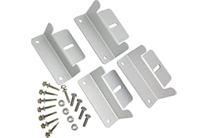 NUZAMAS NEW Solar Panel Mount Mounting Z Bracket Set Kits for RV Boat Roof Off Grid Outdoor Camping Van Caravan with Nuts and Bolts