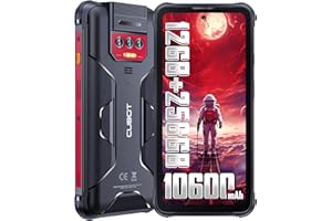 CUBOT Kingkong 8 Telefono Indistruttibile Android 13-10600mAh, 12GB+256GB Rugged Smartphone, 6.52" HD+ Display, Torcia LED 5000LM, 48MP Fotocamera, IP68/69K/4G Dual SIM/NFC/OTG/GPS