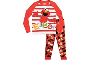 Sesame Street Dziewczyny Piżama Dopasowanym Kroju Elmo