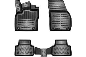 ‎ELMASLINE ELMASLINE 3D Gummimatten Set für OPEL Corsa E 2014-2019 | Fußmatten mit 5cm Rand | Zubehör | Passt Nicht in Elektro!!