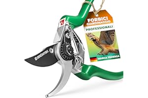 GRÜNTEK Forbici Cesoie per Potatura Giardino Professionale. Utensile Giardinaggio Potatore 215 mm FALCO Verdi