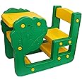 eHomeKart School Activity Study Desk For Kids-Playgro Tree Single Seater Plastic Study Table&Chair Perfect For Home-Dimensions-29.5"X16"X23.5" Inches-Perfect Study Table&Bench For Home&Schools,Multi