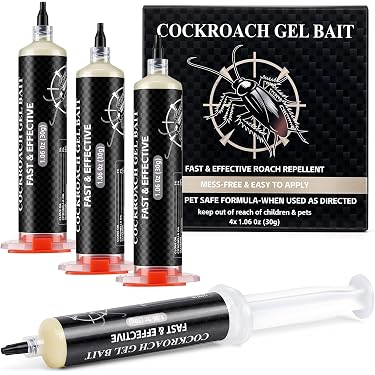 Yineaae Ungeziefer Kderdose, 4 Stck Kakerlaken Gel Kder fr effektive in  Innenrumen : Amazon.de: Garten