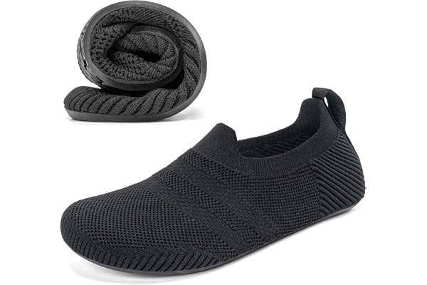 KOWAYI Tofflor herr husstrumpor dam lätta stängda stugskor ventilerande tofflor mysiga tofflor unisex barfotaskor