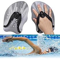 Udbrud Pagaie Da Nuoto, 1 Paio Di Hand Paddle Con Cinghie Regolabili Paddle Per L'allenamento Del Nuoto Leggere E Veloci Esercizi Accessori Per Adulti Bambini