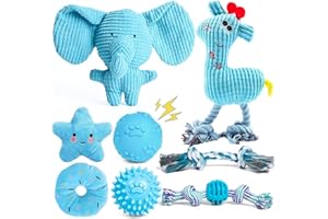 2TRUL 8 Pack Luxury Puppy Toys for Teething Small Dogs, Puppy Chew Toys with Squeaky Dog Toys, Balls and Rope Dog Chew Toys, Dog Toys to Keep Them Busy