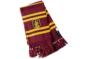 Elbenwald Harry Potter Schal in Hogwarts Hausfarben und Fransen 24 x 170 cm verschiedene Designs