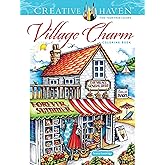 Creative Haven Village Charm Coloring Book