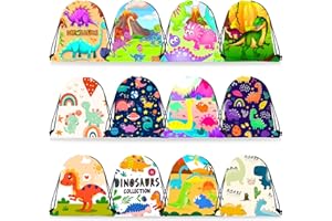 RLGPBON 12 Pezzi Zaino con Coulisse Bambini ，Sportiva sacche Sacche da Palestra Drawstring Bag Sacchetto del per Bambini Festa di Compleanno