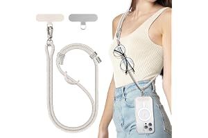 SURPHY Handledsband för , universell lapp*2, justerbar tvåfärgad telefonsnodd, lämplig för iPhone/Samsung/Xiaomi