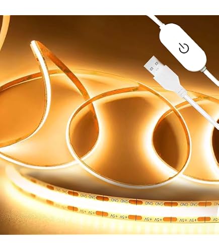 Vrabocry LED Streifen 5m – 1200 LEDs, 6000K, 240 LEDs/m, 12V, Flexibel & Schneidbar