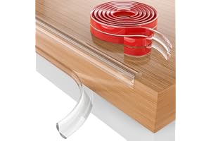 Silicone Edge Protector Strip | Baby Corner Guards for Sharp Edges | Table, Bed & Furniture Safety Protectors | Baby Proofing Corner Guards & Sharp Edges Multiple Filer Heads Adjustment (3 Meter)