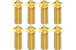 ZIAMZRA 8 buses pour imprimante 3D 0.4mm E3D-V6 Nozzle Set Buse d'extrusion pour imprimante 3D 1,75 mm Az. B. Anycubic
