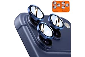 TOCOL 2 Sets für iPhone 17 Pro, iPhone 17 Pro Max Kameraschutz, Ultra HD Individualschutz, 9H+ Härte Robuster Kratzfestes, Einfache Montage, Kamera Schutz für iPhone 17 Pro / 17 Pro Max, Blau