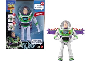 Mattel Disney Pixar Toy Story 5 actionfigur, Buzz Lightyear högteknologisk upplaga med flygläge och 30,48 cm vingaktivering