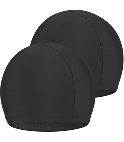Bonnet De Bain Mixte Tissu PU – Ajustement 55-65 Cm, Confortable, étanche, Protection Chlore, Pour Piscine Et Natation - 9