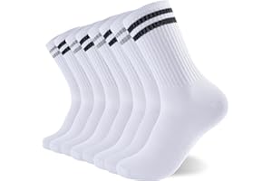 The Essentials Wardrobe Men's 8 Pack Striped Socks Sports Casual Leisure Running Athletic Socks Soft Cotton Blend Moisture-Wicking Multiway Stretch Elasticated Ribbed Leg