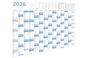 ARTFAN Calendrier mural 2023/2024 – Calendrier mural année scolaire 2023/2024, calendrier mural 2023/2024, plus grand (100 x 70 cm) d'août 2023 à septembre 2024, calendrier mural pour élèves et enseignants