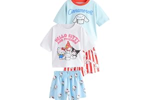 NEXT Äldre flickor 2-pack kort pyjamas Hello Kitty