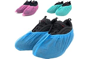 AQASKIN - Copriscarpe [100 pz] Monouso in TNT Resistenti 6 g. - Calzari Usa e Getta - (DPI) Dispositivi di Protezione Individuale - Pulizia per la Casa, Giardinaggio, Ambienti Professionali.