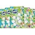 Bloo Toilet Rim Block Eucalyptus (50g), Clear Water Toilet Rim Block with Fresh Eucalyptus Scent, with Anti-Limescale Formula, Pack of 3 Rimblocks