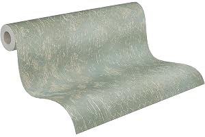 livingwalls Hot Spots non-woven tapet med metallisk look i grönt, champagnefärgat, metallic – dekorativ designtapet 10,05 x 0