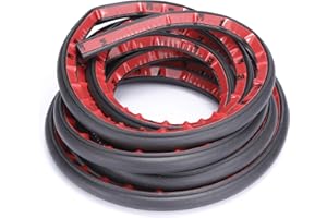 COLISAL Fafada 4 m 15 x 15 mm bildörr dörrpackning gummitätning dörrpackning bildörr gummiprofil kantskydd D-formad svart 8M Schwarz 2 Stück [Energiklass A+]