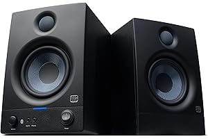 PreSonus Eris 4.5BT Gen 2, Studio Monitor Speakers with Bluetooth, Pair, 4.5 Inch, 2-Way, Powered Desktop Speakers for Multimedia, Gaming, Studio-Quality Music Production, 50W Power