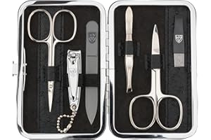 DREI SCHWERTER Solingen Germany zestaw do manicure 6-częściowy pilnik szklany 'Genova' 23