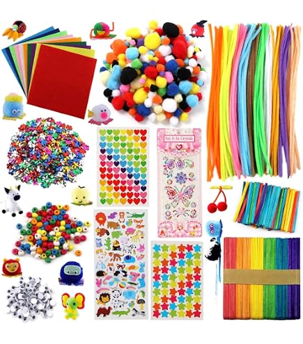 Kit DIY Enfant 1800 Pièces FAMKEEP - Activités Manuelles Créatives