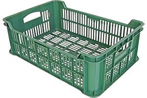BURI Solo Caja de Verduras Cajón de Frutas Pilar Aprox. 40x20x60 Cajón de Manzana Fresca Verduras Caja Cajón de Almacenaje Apilable Patata Depósito Speisekammer